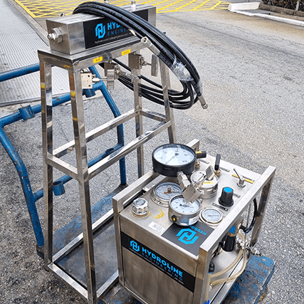 hydrostatic testing pump rental